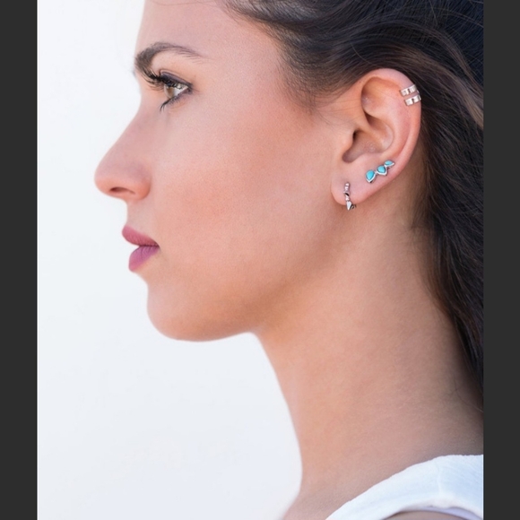 Turquoise Climber Earrings - Picture 3 of 3